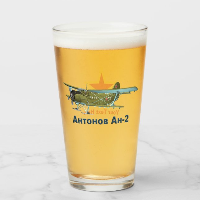 Soviet Antonov An-2 Biplane Glass (Front Filled)
