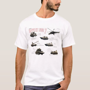 Soviet Big 6 1980s Army Poster. T-Shirt