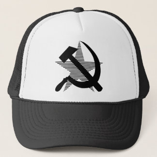 Soviet Black Hammer & Sickle Trucker Hat
