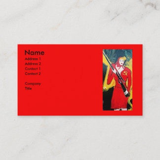 SOVIET DEFENSE BUSINESS CARD