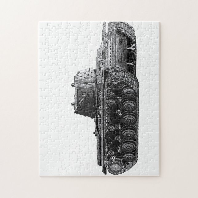 Soviet KV1 tank jigsaw Puzzle (Vertical)