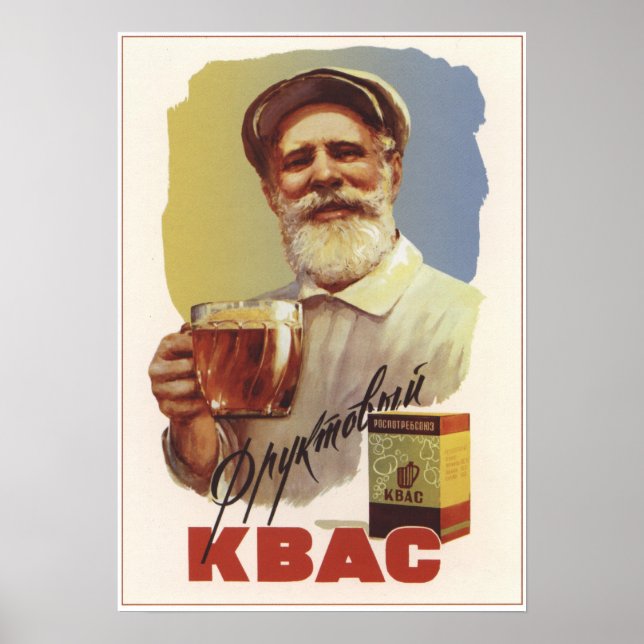 Soviet Kvass Poster (Front)