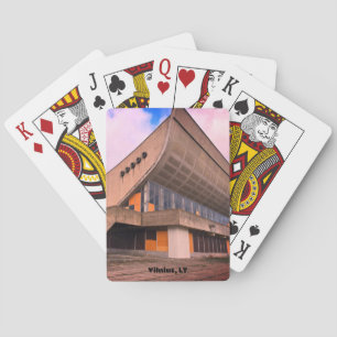 Soviet Modernist Architecture - Vilnius, Lithuania Playing Cards