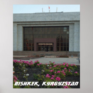 Soviet Museum, Bishkek Frunze, Kyrgyzstan Poster
