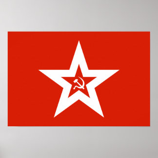 Soviet Navy Flag Poster