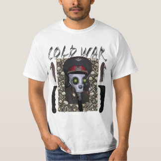 Soviet Officer Gas Mask T Shirt - On White