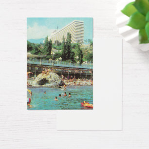 Soviet postcard Hotel Yalta(1979)