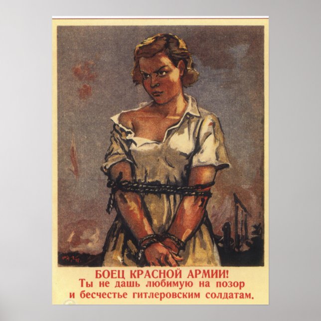 Soviet Propaganda Poster (Front)