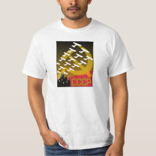Soviet Propaganda Poster T-Shirt