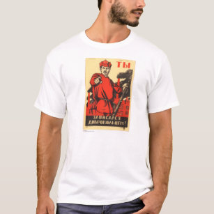 Soviet Propaganda Poster T-Shirt