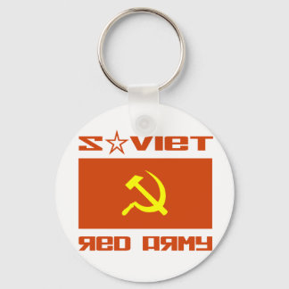 Soviet Red Army Hammer & Sickle Key Ring