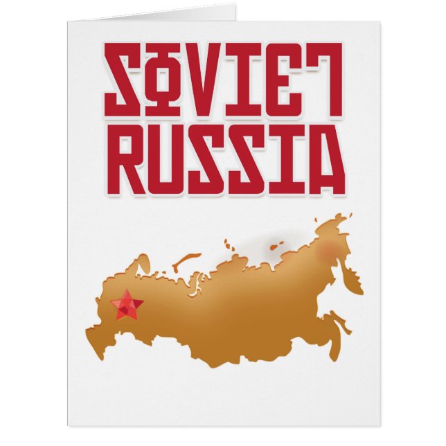 Soviet Russia Vintage Travel Poster (Front)