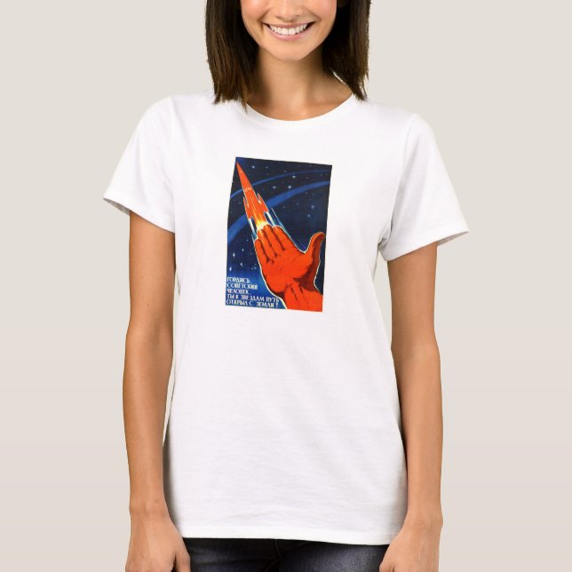 Soviet Space Propaganda Poster Shirt (Front)