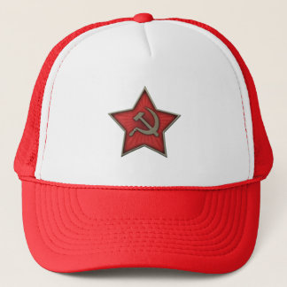 Soviet Star Hammer and Sickle Communist Trucker Hat