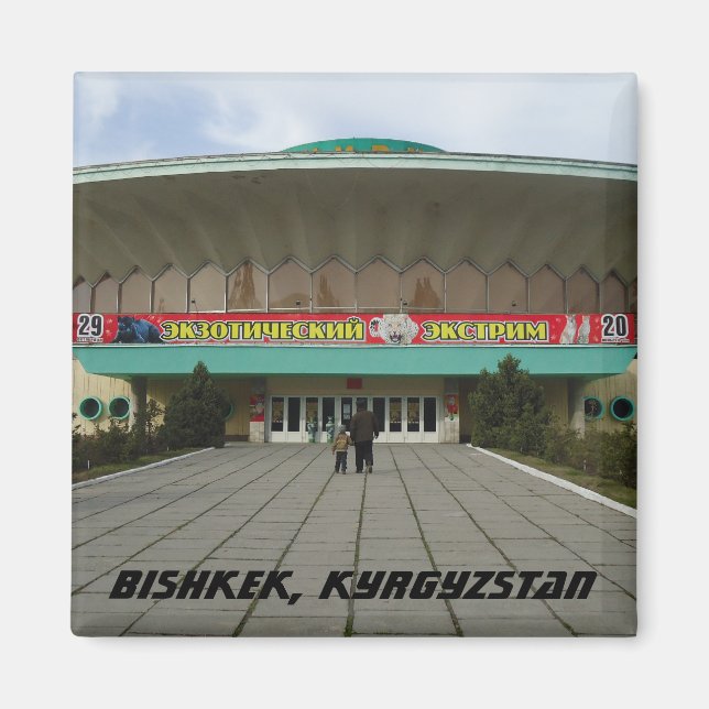 Soviet Union Architecture - Bishkek, Kyrgyzstan Magnet (Front)