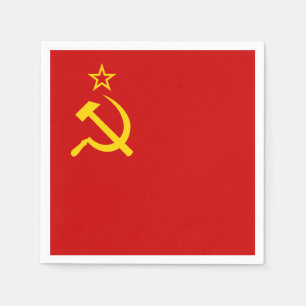 Soviet Union Flag Napkin