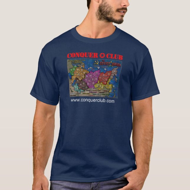 Soviet Union map T-Shirt (Front)