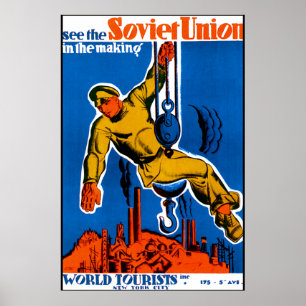 Soviet Union Travel Poster