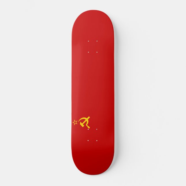Soviet Union (USSR) (Communist Hammer and Sickle) Skateboard (Front)