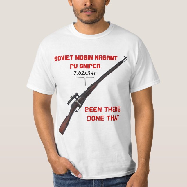 Soviet ww2 Mosin Nagant Sniper T Shirt ! (Front)
