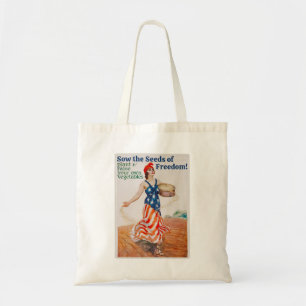 Sow the Seeds of Freedom! budget tote bag
