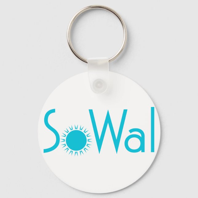 SoWal South Walton County with Sun Key Ring (Front)