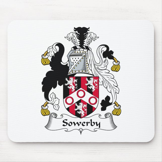 Sowerby Family Crest Mouse Pad (Front)