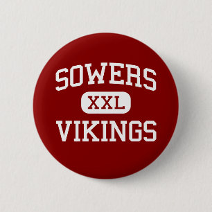 Sowers - Vikings - Middle - Huntington Beach 6 Cm Round Badge