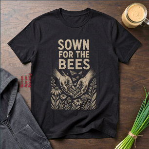 Sown for the Bees Native Wildflower Biodiversity  Tri-Blend Shirt