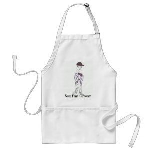 Sox Fan Groom Standard Apron