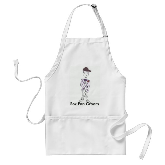 Sox Fan Groom Standard Apron (Front)