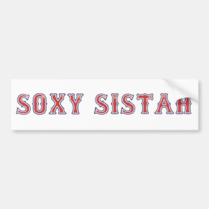 Soxy Sistah Bumper Sticker