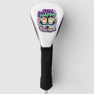 Soy Happy Together – Cute Kawaii Sushi Couple Golf Head Cover