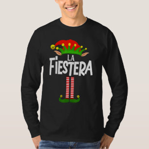Soy La Fiestera Elf Family Group Matching In Spani T-Shirt