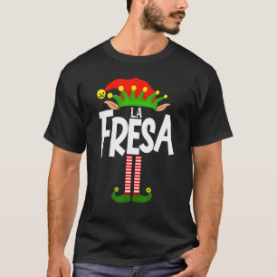 Soy La Fresa Elf Family Group Matching In Spanish T-Shirt