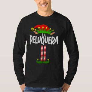Soy La Peluquera Elf Family Group Matching In Span T-Shirt