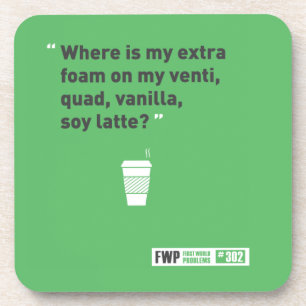 Soy Latté Coaster
