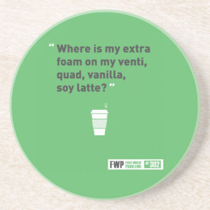 Soy Latté Coaster