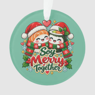 Soy Merry Together Kawaii Sushi Ornament