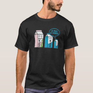 Soy Milk Must Be Spanish Vegetarian Vegan Vegetabl T-Shirt