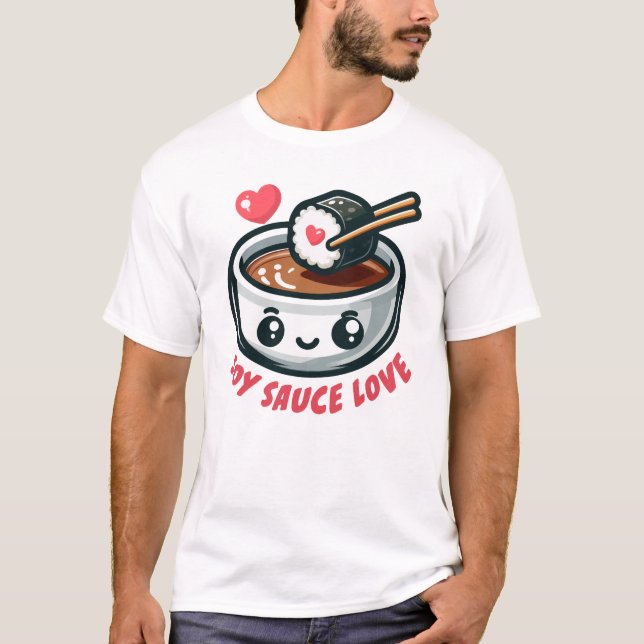 Soy sauce love T-shirt (Front)