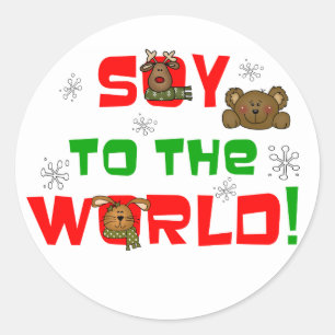Soy to the World Classic Round Sticker