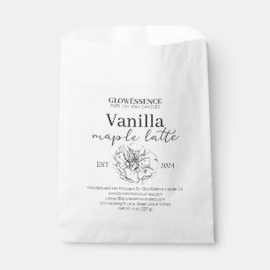 Soy Wax Candle Label Flower pack Favour Bags