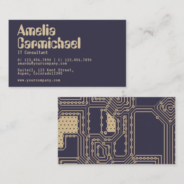 Soybean and Eclipse Geek Technology Business Card (Front/Back)