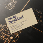 Soybean and Eclipse Geek Technology Business Card<br><div class="desc">IT computer themed typography business cards.</div>