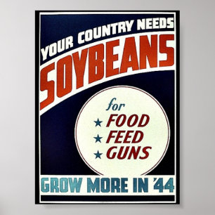 Soybeans Poster