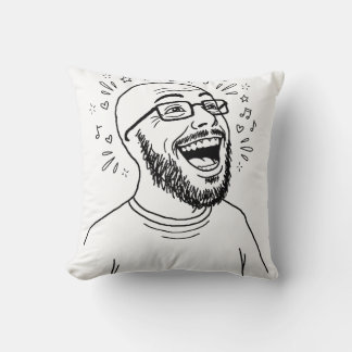 Soyjak Mood Switch Reversible Pillow