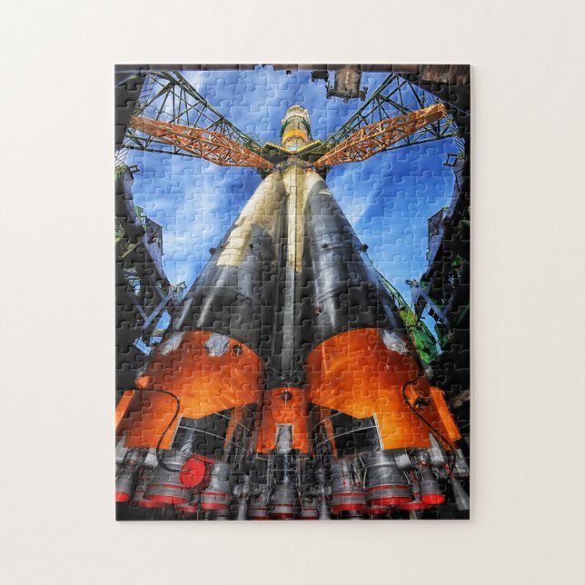 Soyuz Rocket Blasts Off To Space Jigsaw Puzzle (Vertical)