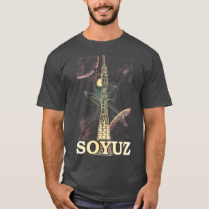 Soyuz Rocket Soviet Union Russia 4 T-Shirt