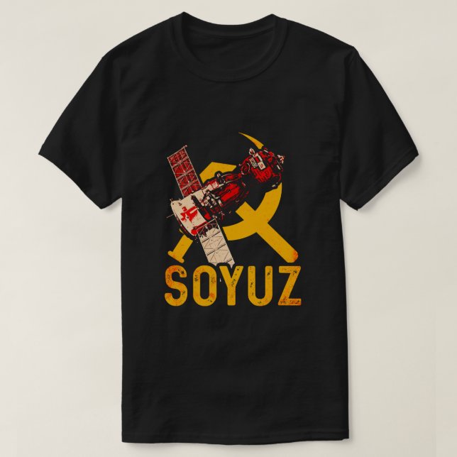 Soyuz Spacecraft Soviet Union      T-Shirt (Design Front)